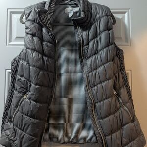 Workshop Republic Clothing Women's Charcoal Quilted Vest Size XL